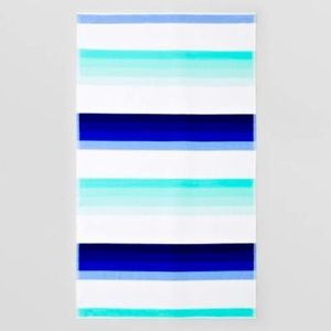 Sky Tilly Blue Striped Beach Towel 100% Cotton